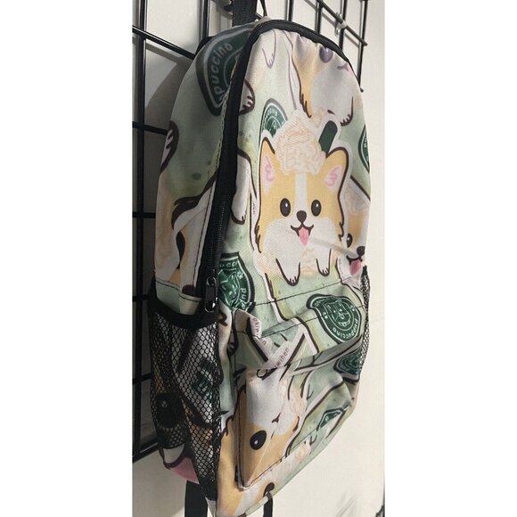 Puppuccino Bookbag Backpack Bag Coffee Light Padding Mesh Pockets - Picture 6 of 10